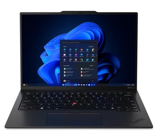 Image of Lenovo ThinkPad X1 Carbon Gen 12 Laptop, Intel Ultra 7 155U Processor, 14" WUXGA 100% sRGB Non-Touch Screen, 32GB RAM 6400MHz, 512GB Gen4 Performance SSD, FHD+ IR+ Camera