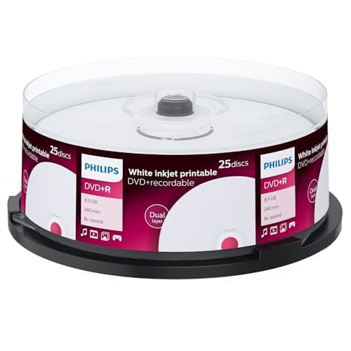Image of Philips DR8I8B25F - DVD+R DL x 25-8.5 GB