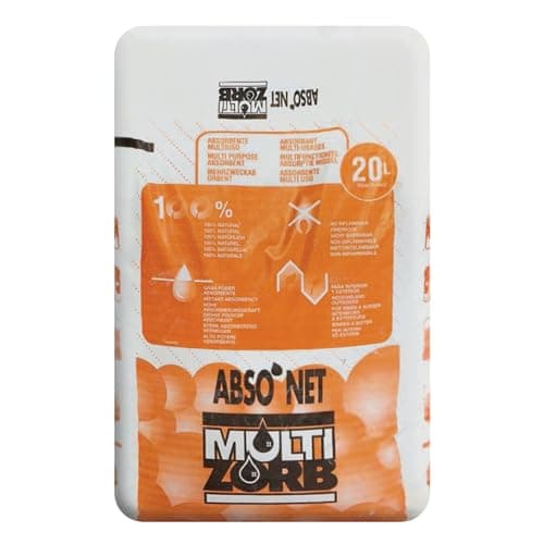 Image of Granville Multi Zorb Clay-Based Spillage Absorbent – 20L | Fast-Acting Free-Flowing Granules for Garage | Industrial – & Domestic Use – Economical & Effective Granules Spill Absorbent