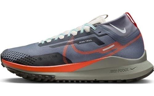 Image of NIKE Men's React Pegasus Trail 4 Gore-Tex Trainers, Light Carbon Cosmic Clay Dark Stucco, 5.5 UK