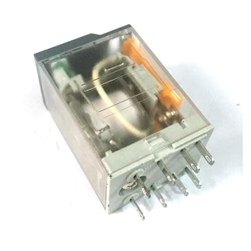 Image of SBSSYVLMV ElectricalMiniature Plug-in Relay with LED RXM2A 2CO 12A 12 VDC-110 VDC 24 VAC-230 VAC Solenoid(RXM2AB2JD 12DC)