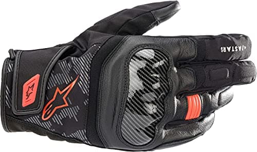 Image of Alpinestars SMX Z Drystar Gloves Black Red & Fluo - XL