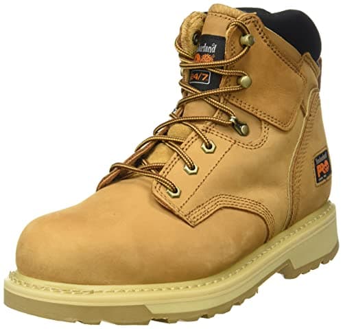 Image of Timberland Pro Men PIT BOSS Inch Steel Safety Toe Industrial Work Shoe Wheat 46