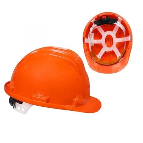 Image of Hard Hat, Safety Helmet, Hard Hats Construction, Hardhat, PPE, Construction Helmet, Mens Womens Childs Multi-Position 6-Point Adjustable, Builders, Work Safety Equipment & Gear (Orange)