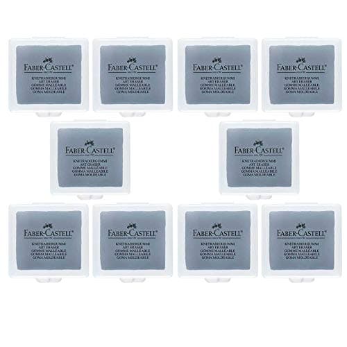 Image of Faber-Castell Art Eraser in Plastic Box Grau | 10er Pack