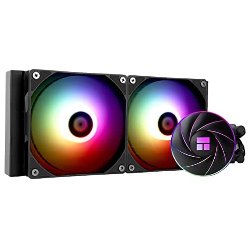 Image of Thermalright AQUA ELITE 240 ARGB Liquid CPU Cooler, 240 Cooling Row Size, 2 x 120mm PWM Fans, for AMD/AM4/AM5, Intel LGA1150/1151/1155/1156/1200/2011/1700/1851(Black)