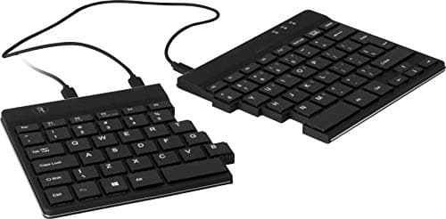 Image of R-Go Split Ergonomic Keyboard, QWERTY (Nordic), black, wired