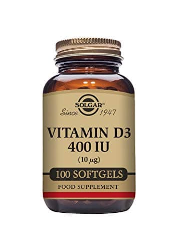 Image of Solgar Vitamin D3 400 IU (10 μg) Softgels - Pack of 100 - Cholecalciferol - Keeps Bones and Teeth Healthy - Supports Muscle Function & Immunity - Vegetarian