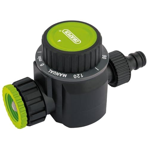 Image of Draper 36748 Mechanical Water Timer, Black,10.7x6.5x19.5 cm