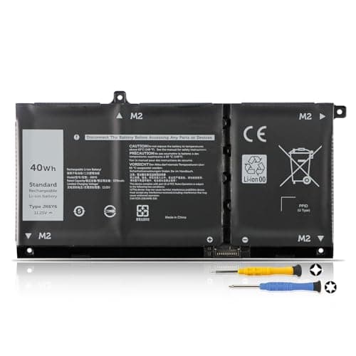 Image of K KYUER JK6Y6 Laptop Battery for Dell Latitude 3410 3510 Vostro 5300 5401 5402 Inspiron 5300 5301 5401 5402 5408 5409 5501 5502 5505 5508 5509 5400 5406 7405 7300 7306 7500 7506 2-in-1 Silver C5KG6