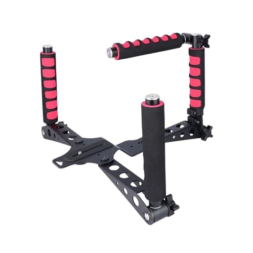 Image of Professional Carbon Steel Shoulder Mount Camera with Adjustable Handle and 3KG Load Capacity for DSLR Video Compact Aluminum Shoulder Camera Mount