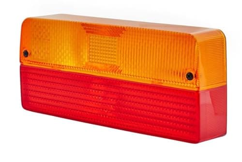 Image of HELLA 9EL 147 992-001 Lens, combination rearlight - Halogen - 12V - Lens Colour: Yellow/Red - left/right