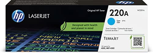 Image of HP 220A Cyan Original LaserJet Toner Cartridge