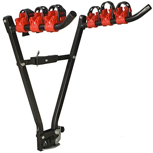 Image of T-BIKECAR 3 Bike Towbar Carrier for Car & Van – Foldable, Easy Install Bicycle Rack