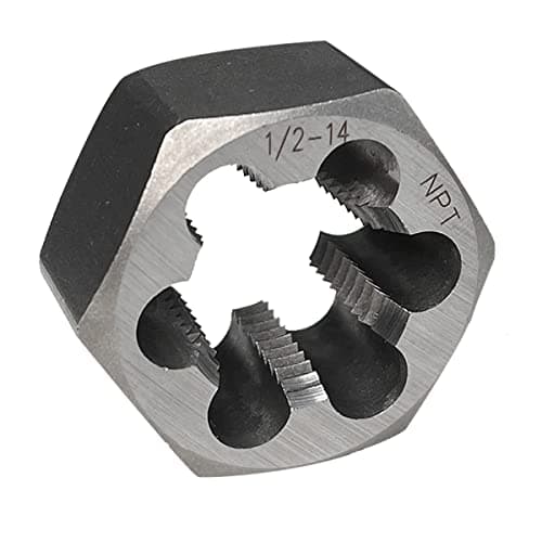 Image of Npt Pipe Die Hex Die Carbon Steel Rethreading Die 1/2-14