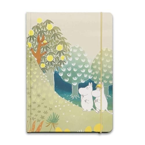 Image of Half Moon Bay A5 Notebook (Hardcover) - Moomin (Forest)