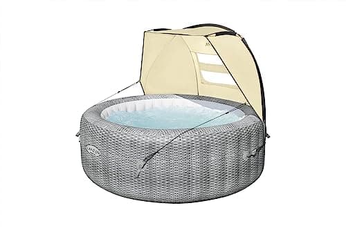 Image of Lay-Z Spa 60304 Hot Tub Canopy Cover for Weather and Sun Shelter, Hot Tub Accessories, Fits Most Lay-Z-Spa Models, Multicolor, 109.0 cm*183.0 cm*94.0 cm
