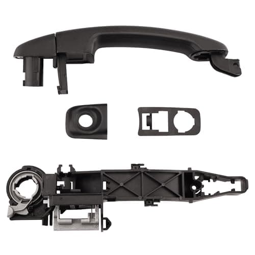 Image of ERMWALR Front Left Or Rear Right Sliding Outer Door Handle and Holder Replacement for 2010-2016 Renault Master MK3 Opel Vauxhall Movano Mk2 Nissan NV400 806079208R 806069981R 806076452R(FL)