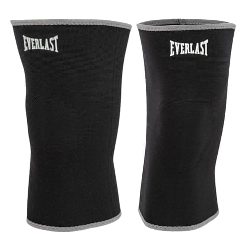 Image of Everlast Woven Knee Support Woven Elasticated Design M Black