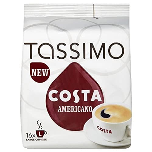 Image of Tassimo Costa Americano Pack of 2, 2x16 T-Discs