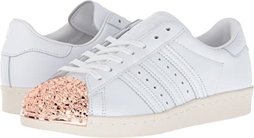 Image of adidas Originals Women's Superstar 80s Sneaker, White/White/Off White, 10.5