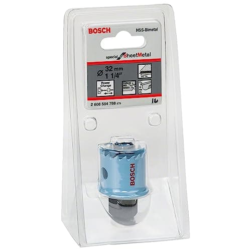 Image of Bosch Professional Hole Saw Special for Sheet Metal (for Stainless and Steel Sheets, Ø 32 mm, Accessories for Drills)