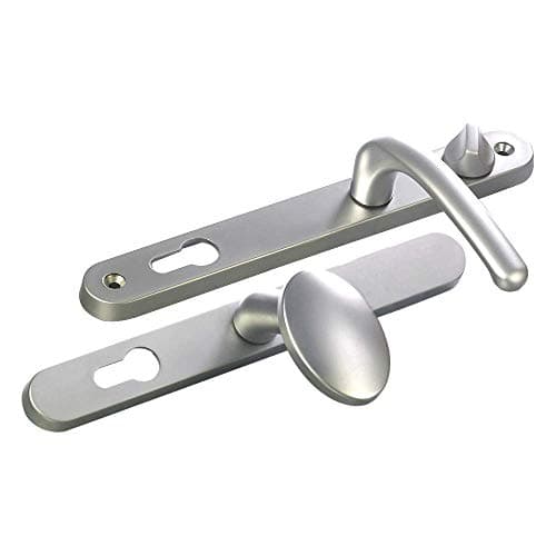 Image of FAB & FIX Balmoral 92/62 Lever/Pad Snib UPVC Furniture - Satin Chrome