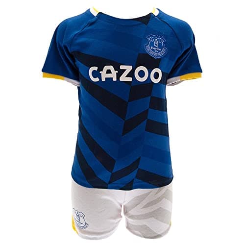Image of EFC Everton FC Baby/Toddler T-Shirt & Shorts Set (9-12 Months) Blue, White