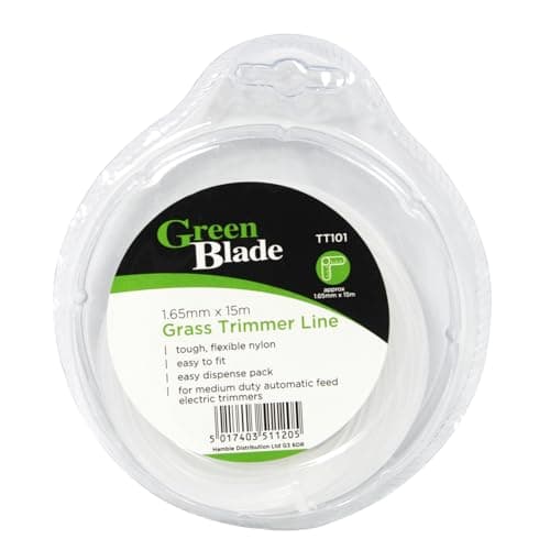 Image of Garden Mile® 1.65mm x 15m Universal Strimmer Wire Heavy Duty | Strimmer Cord | Electric Grass Trimmer Line | Suitable for medium duty automatic feed electric trimmer.
