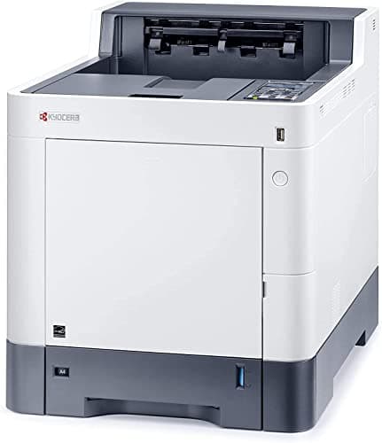 Image of Kyocera Ecosys P6235cdn Laser Printer. Colour and Black/White. Up to 35 pages per minute. Mobile Print Support via Smartphone and Tablet