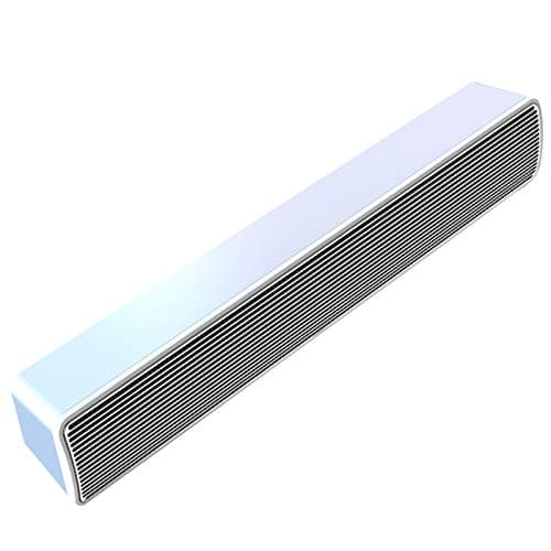 Image of Sound Bar for TV Mini Portable 2.0 Channel Wireless Bluetooth 4.2 Audio Speakers Speakers Strong Bass for TV 3D Stereo Surround, HDMI/Optical/AUX/RCA/USB, Enhance your Hearing Experience,White The New