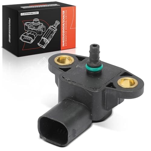 Image of Frankberg Intake Manifold Pressure Sensor Compatible with C-Class W204 W205 2.1L 2008-2018 A-Class W176 1.8L 2.1L 2012-2018 E-Class W212 2.1L 2009-2016 Diesel Replace# 0071530028