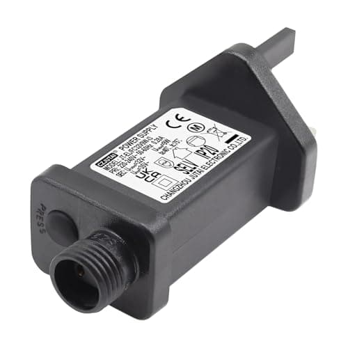 Image of 32V 9W String Lights Indoor-Outdoor Power Adapter for CZJUTAI JT-EL/FC32V9W /6W /3.6W-IP20 Christmas Lighting, with Multifunction Control Button (ScrewSocket(Switched-mode))