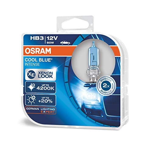 Image of OSRAM 9005CBI-HCB HB3 Halogen Headlamp Bulb 4200K, Cool Blue Intense, Double Pack
