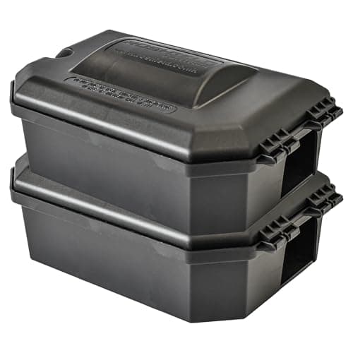 Image of ROSHIELD - Rat & Mouse Pro Quality Tamper-Resistant Safety Bait Box for Rodent Trap Control Treatments, Secure Lockable Bait Stations Appropriate in Both Indoor And Outdoor Settings