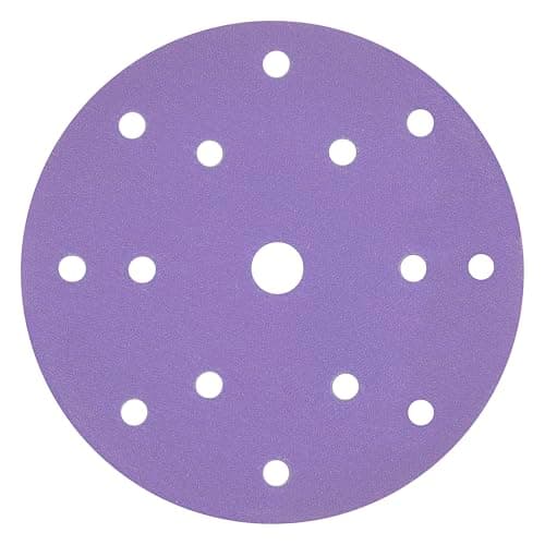 Image of Trend 150 mm Sanding Discs for Random Orbital ROS Sanders, 60/120/240 Grit, 6 Pack, Multi-Grit Film Abrasive with Anti-Clog Coating, AB/150/M6