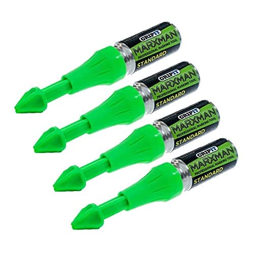 Image of MarXman Green Chalk Marking Pen x4 Hole Marking Tool Upto 45mm MARXMAN1GRN
