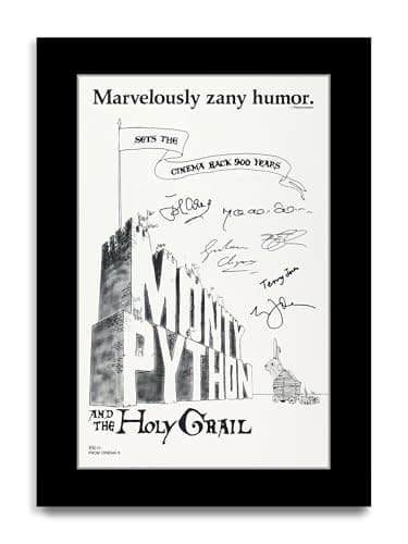 Image of HWC Trading Monty Python and the Holy Grail Gifts Printed Poster Signed Autograph Picture for Movie Memorabilia Fans (ID-003490) - A4 Print Only