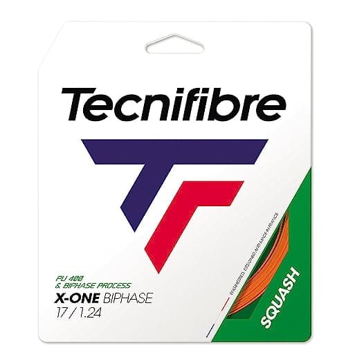 Image of Tecnifibre X-One Biphase Squash String Orange 1.24mm - 10m Set