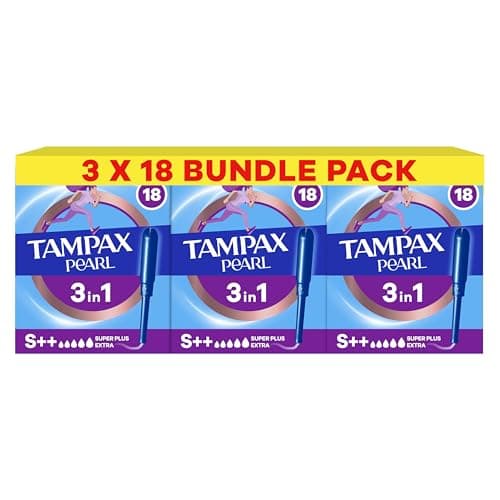 Image of Tampax Pearl Super Plus Extra 3x18