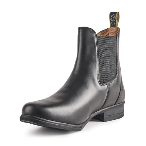 Image of Shires Moretta Childrens/Adults Alma Jodhpur Boots - Black Adults 7