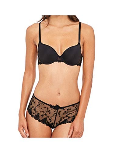 Image of Passionata Women's White Nights T-Shirt Bra, Black (Schwarz Lk), 70B