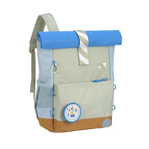 Image of Lässig Sunny Explorer Medium Rolltop Backpack 12L Green/Blue khaki