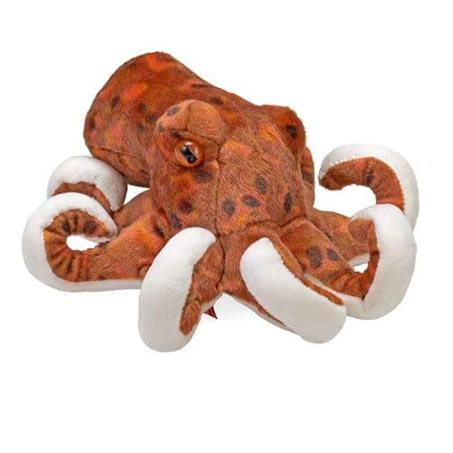 Image of Wild Republic 10872 Octopus Plush Soft, Cuddlekins Cuddly Toys, Gifts for Kids 20cm