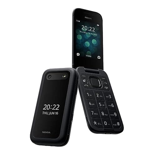 Image of Nokia 2660 Flip Dual-SIM 128MB ROM + 48MB RAM (GSM Only | No CDMA) Factory Unlocked Android 4G/LTE Smartphone (Black) - International Version