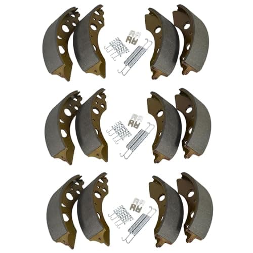 Image of AB Tools 200 x 50mm ALKO Type Trailer Brake Shoes For 6 x Brake Drums Triple Axle