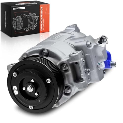 Image of Frankberg AC Compressor with Clutch Compatible with Golf VI 5K1 Transporter V Bus 7EB/7EJ/7HB/7HJ Ama.rok Multi.van V Replace# 7E0820803A, Oil pre-filled