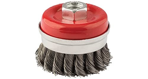 Image of Draper 41447 Twist Knot Wire Cup Brush, 60mm x M14 , Blue