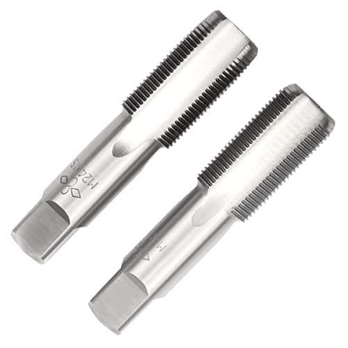 Image of Aceteel M24 X 1.5 Metric Hand Tap, Right Hand M24 X 1.5mm Threading Hand Tap 1Pair