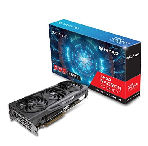 Image of Sapphire 11304-02-20G Nitro+ AMD Radeon RX 6800 XT PCIe 4.0 Gaming Graphics Card with 16GB GDDR6